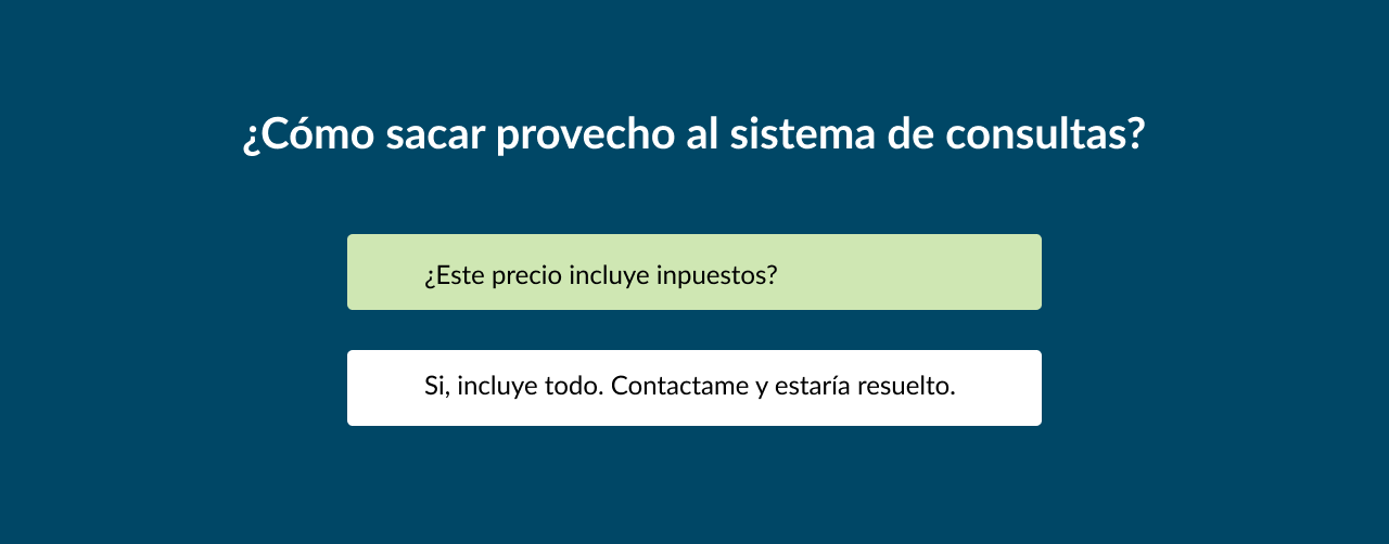 Ejemplo del sistema de consultas